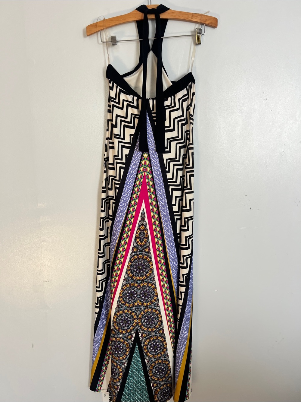 JFW dress Multi-Print Halter Maxi Dress